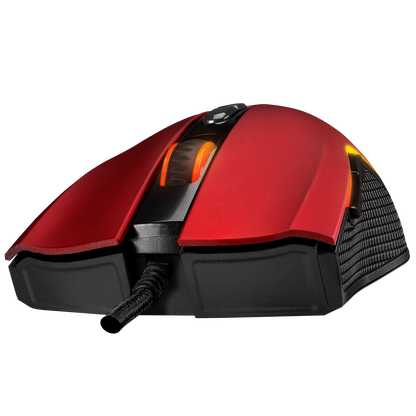 SMX-R44 V2 Makrolu Kırmızı 12800 DPI RGB Ledli 80 Million Huano Switch Gaming Oyuncu Mouse - Rampage