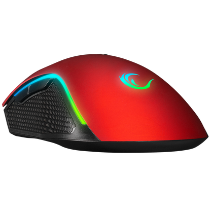SMX-R44 V2 Makrolu Kırmızı 12800 DPI RGB Ledli 80 Million Huano Switch Gaming Oyuncu Mouse - Rampage