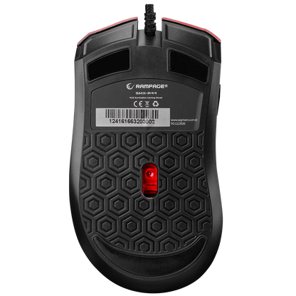 SMX-R44 V2 Makrolu Kırmızı 12800 DPI RGB Ledli 80 Million Huano Switch Gaming Oyuncu Mouse - Rampage