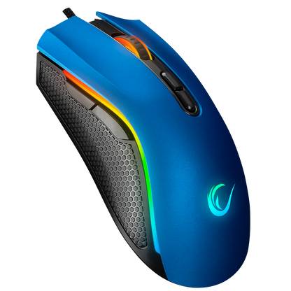 SMX-R44 V2 Makrolu Mavi 12800 DPI RGB Ledli 80 Million Huano Switch Gaming Oyuncu Mouse