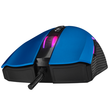 SMX-R44 V2 Makrolu Mavi 12800 DPI RGB Ledli 80 Million Huano Switch Gaming Oyuncu Mouse