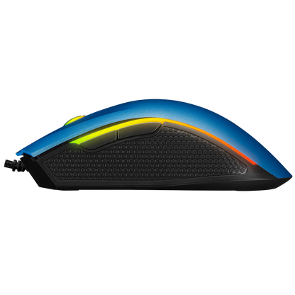 SMX-R44 V2 Makrolu Mavi 12800 DPI RGB Ledli 80 Million Huano Switch Gaming Oyuncu Mouse