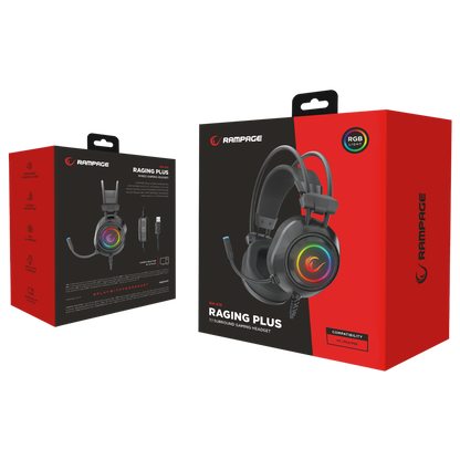 Rm-K19 Raging Plus RGB 7.1 Oyuncu Kulaklığı