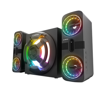 Rms-311 Shard 2+1 80W Usb-Bluetooth,HMDI,Optica Rgb Speaker-Siyah