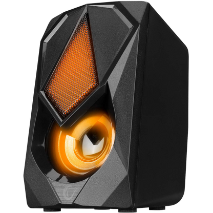 Rms-G19 2.0 LED Multimedia Speaker-Black