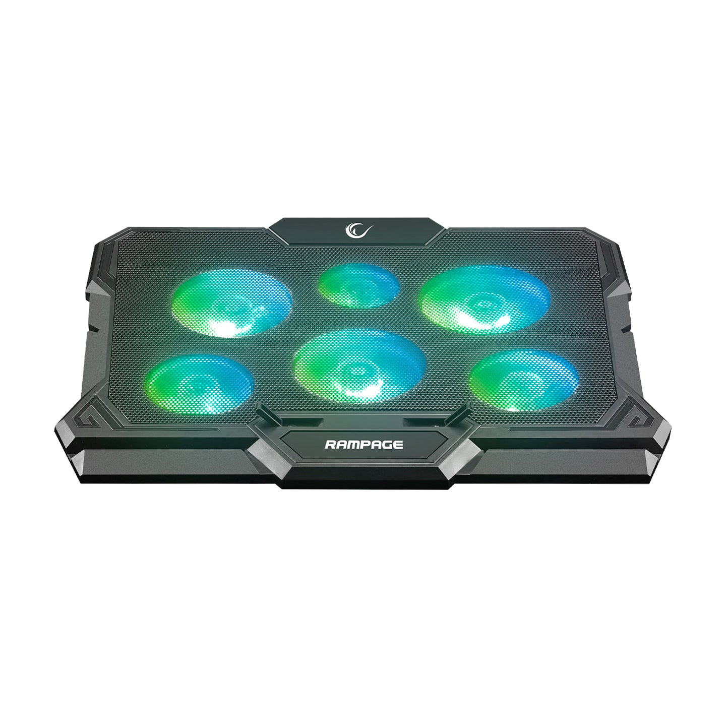 AD-RC10 X-GUST Siyah 6 Fanlı Rainbow 10 - 17 inç Notebook Soğutucu Stand