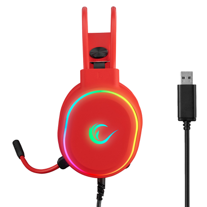 Rogue RGB 7.1 Oyuncu Kulaklığı-Kırmızı