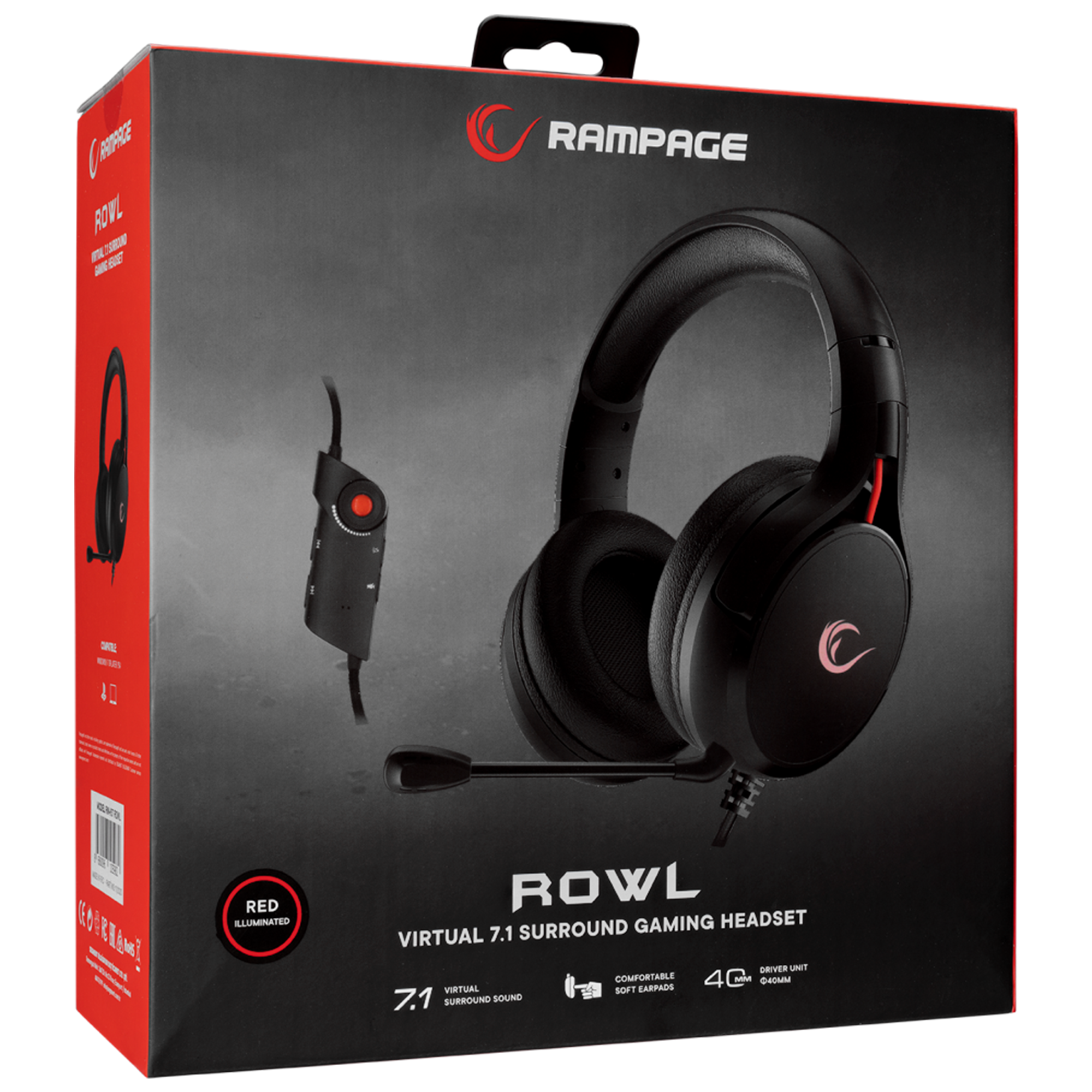 7.1 Oyuncu Kulaklığı-Siyah