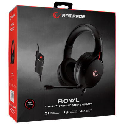 7.1 Oyuncu Kulaklığı-Siyah