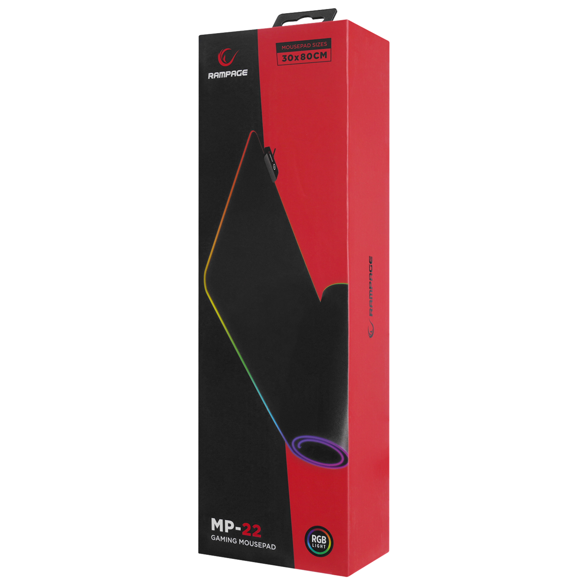 Mp-22 30x80 cm RGB Gaming Mouse Pad-Black