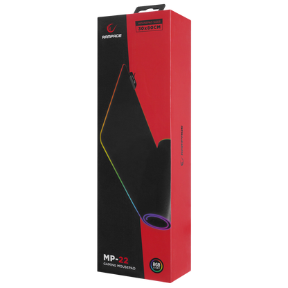 Mp-22 30x80 cm RGB Gaming Mouse Pad-Black