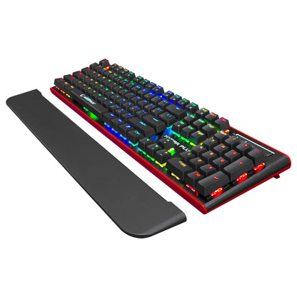 HYDRA R6 PLUS Aluminyum Kaplama Mavi Switch Gaming Mekanik Klavye - Rampage
