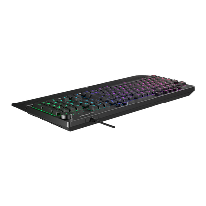 KB-GX65 SIMULA USB RGB Illuminated 4 Macro Key Wrist Rest Gaming Keyboard