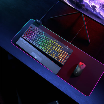 KB-GX65 SIMULA USB RGB Illuminated 4 Macro Key Wrist Rest Gaming Keyboard