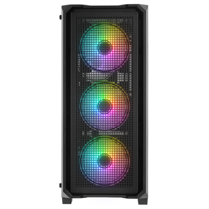X-CHAIN - Temper Camlı 750W 80 Plus Bronze 4 Adet RGB Fanlı Gaming Oyuncu Kasası