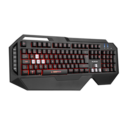SLAYER KB-R11 Siyah USB Tuş Aydınlatmalı Makrolu US Q Gaming Klavye - Rampage