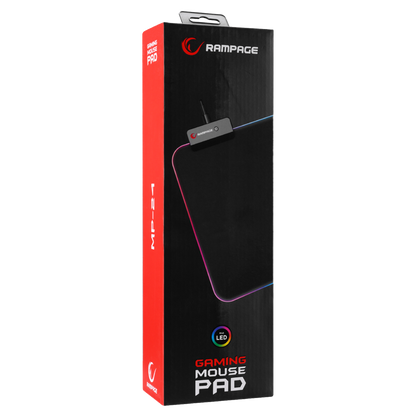 Mp-24  30x80 cm RGB Oyuncu Mouse Pad-Siyah