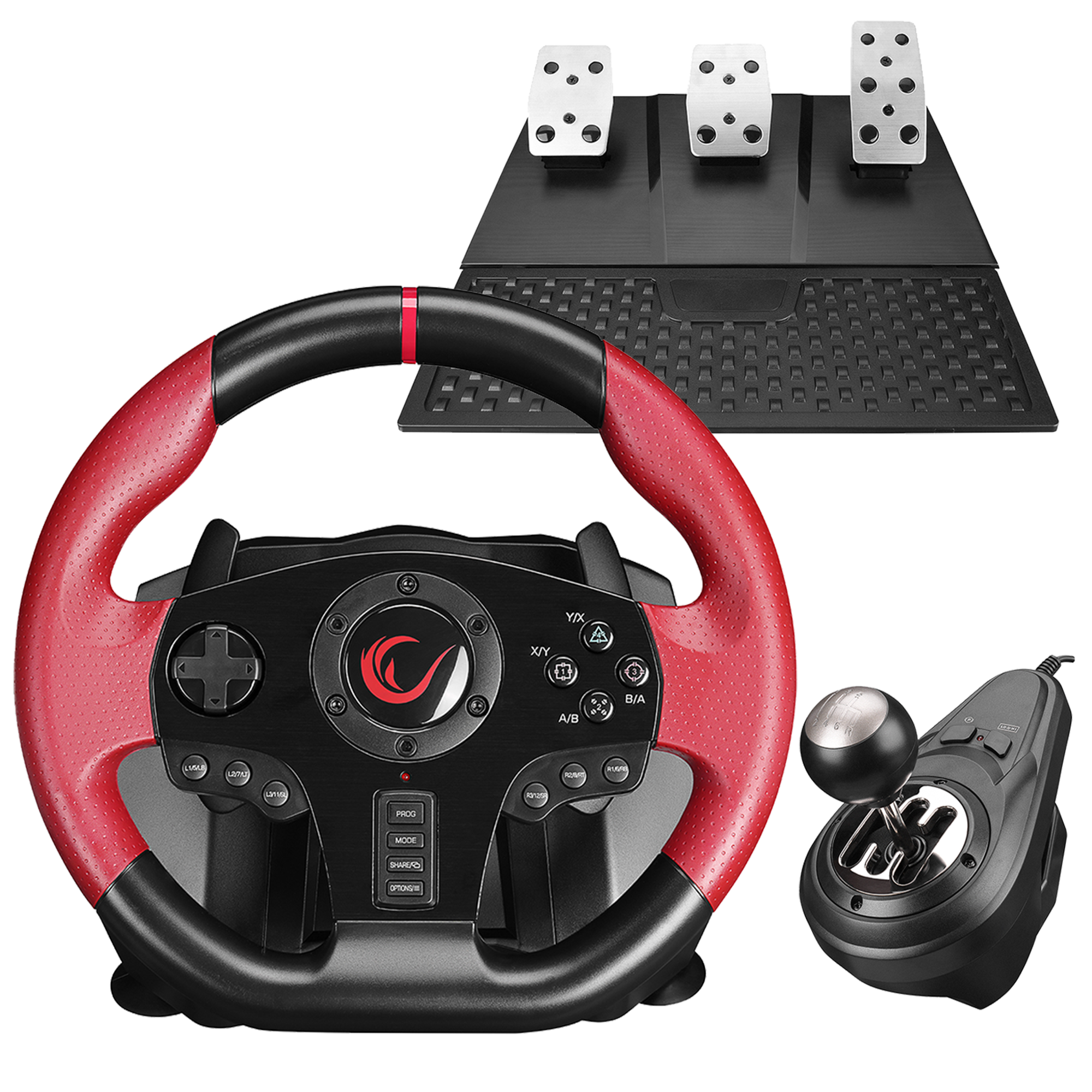 PS3/PS4/PC/XBOXONE/XBOX360 /SWITCH 3 Pedallı -El Vitesli Gaming Oyuncu Direksiyonu