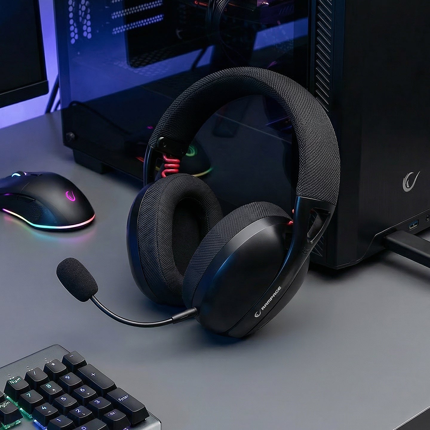 Crack H11 Type-C Wireless Gaming Headset - Black