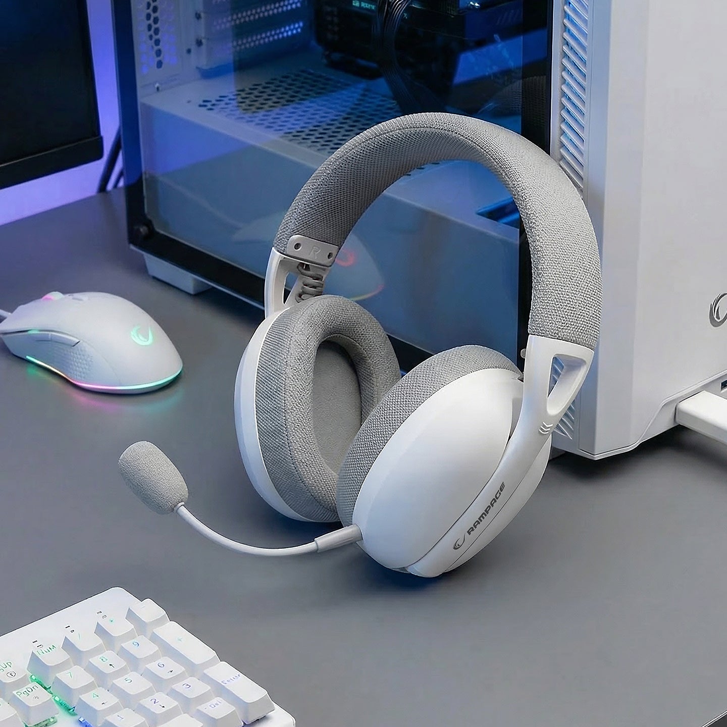 Type-C Kablosuz Oyuncu Kulaklığı- Beyaz