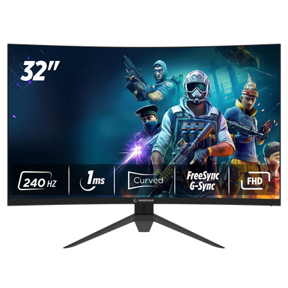 32" 240Hz 1ms CSOT VA FHD Freesync HDR RGB PC Curved Oyuncu Monitörü