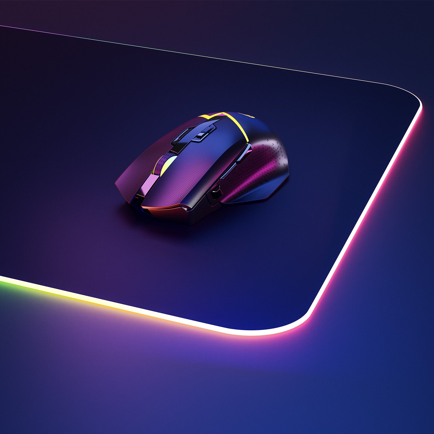 RGB 10000 Dpi Kablosuz Oyuncu Mouse-Siyah
