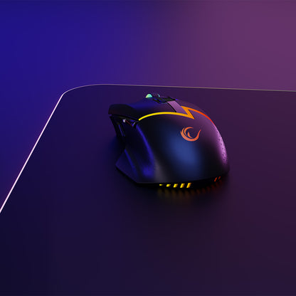 RGB 10000 Dpi Kablosuz Oyuncu Mouse-Siyah
