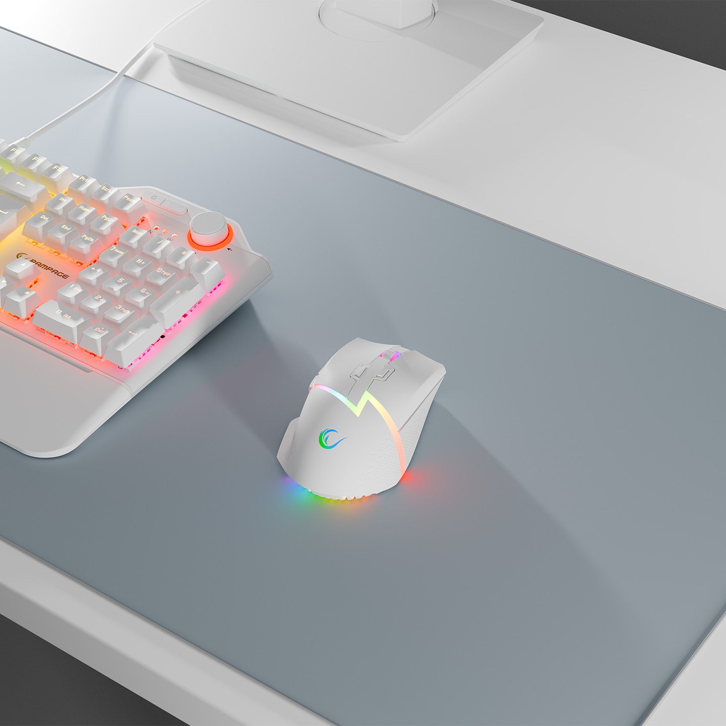 Drop M3 RGB 10000 Dpi Wireless Gaming Mouse-White