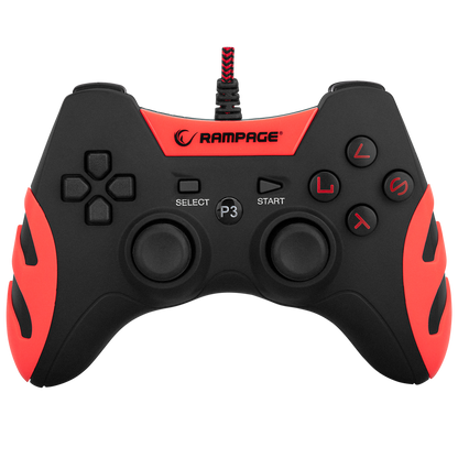SG-R218 PS3/PC X INPUT Kırmızı USB 1.8m Joypad - Rampage