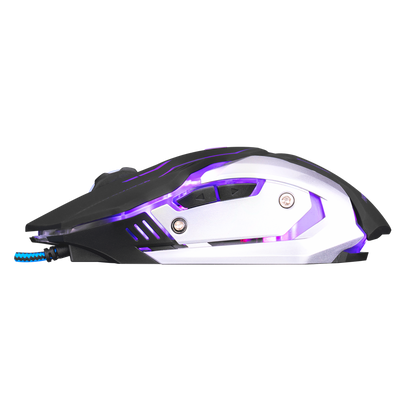 KM-R77 Siyah Usb 3 Farklı Ledli Gaming Q Multimedia Klavye + Mouse Set - Rampage