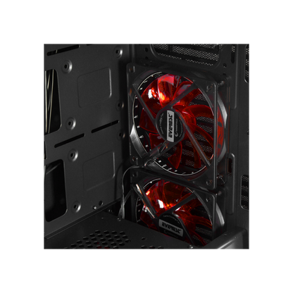 Pulsar V1 2*Usb3.0+ 2* USB 2,0 + 2*12cm Led +1*12CM RED Fan Pencereli Oyun Kasa