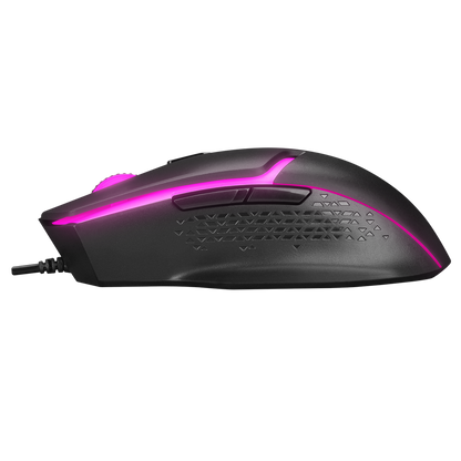 KM-9858 JAZZY Siyah Rainbow Backlight Makro Tuşlu Gaming Klavye + 3600 dpi Mouse Set - Rampage