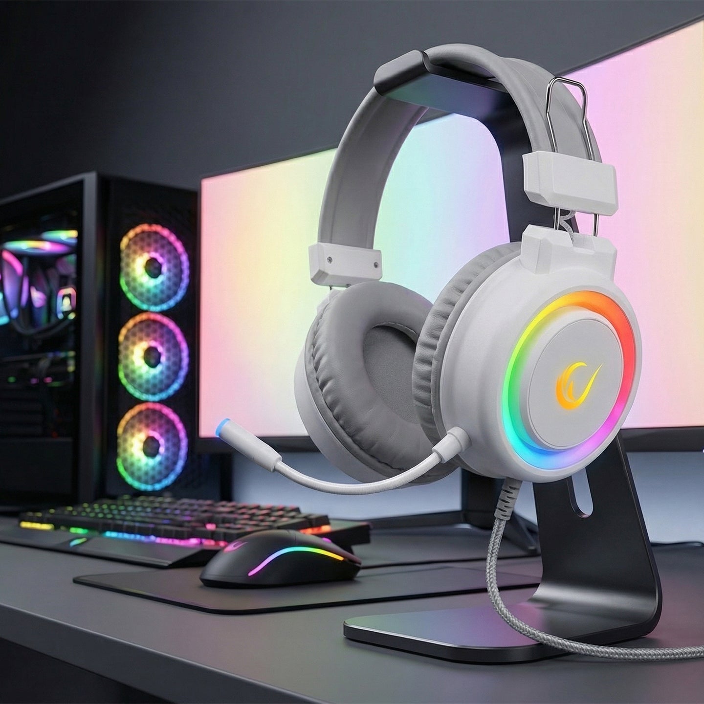 Sn-R10 Alquist 3.5mm RGB Oyuncu Kulaklığı – Rampage