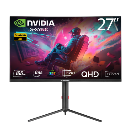 Prime PR27R165QC 27” 165Hz 1ms QHD Gaming Monitor
