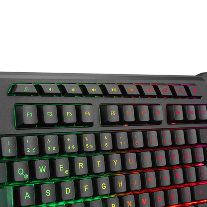 KB-R46 CARISMA USB Rainbow Aydınlatmalı Q Gaming Oyuncu Klavye - Rampage