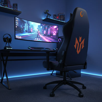 KL-R45 Massive Gaming Chair-Orange/Black