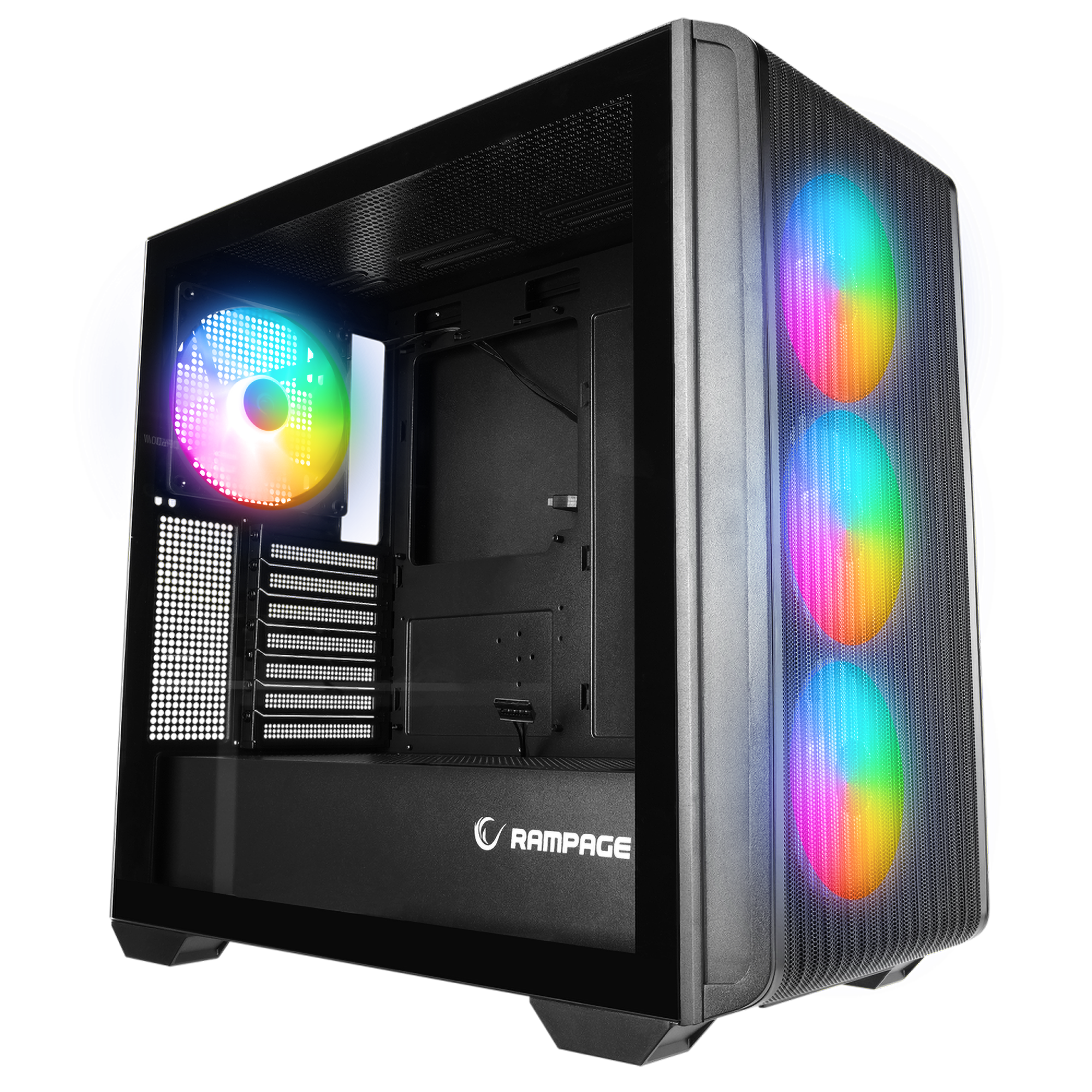 Mesh Atx Mid-T Oyuncu Kasası-Siyah