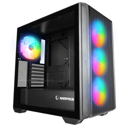 Mesh Atx Mid-T Oyuncu Kasası-Siyah