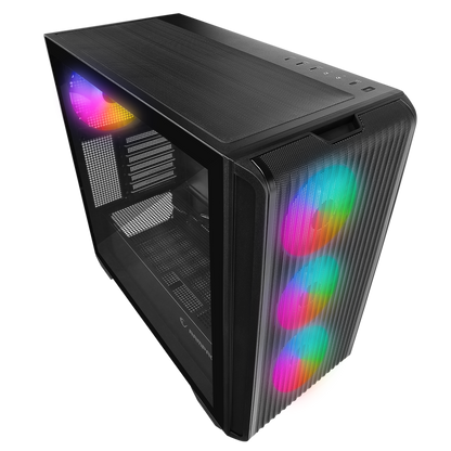 Mesh Atx Mid-T Oyuncu Kasası-Siyah