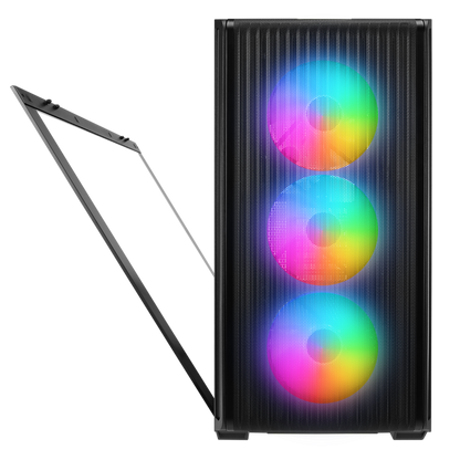 Mesh Atx Mid-T Oyuncu Kasası-Siyah