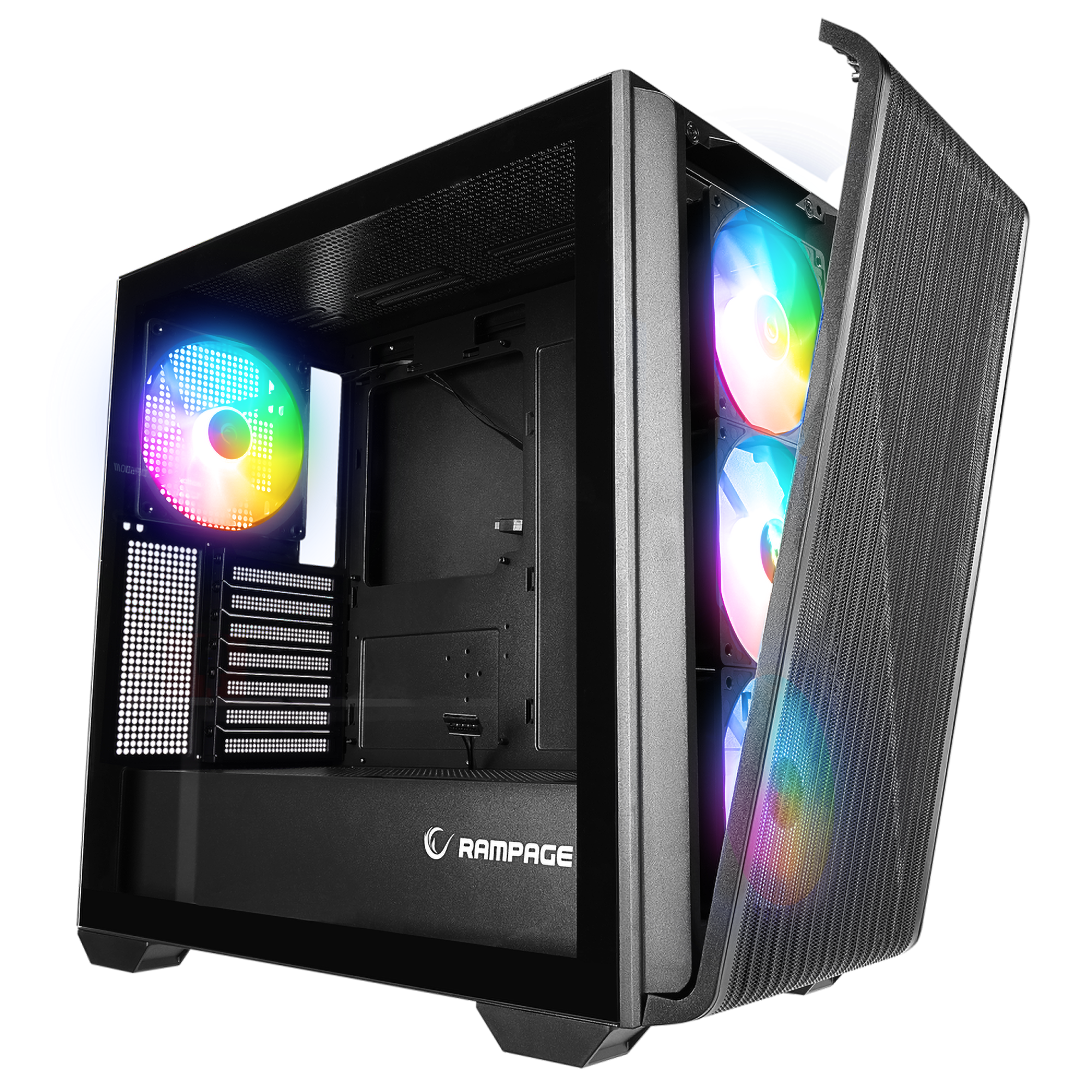 Mesh Atx Mid-T Oyuncu Kasası-Siyah