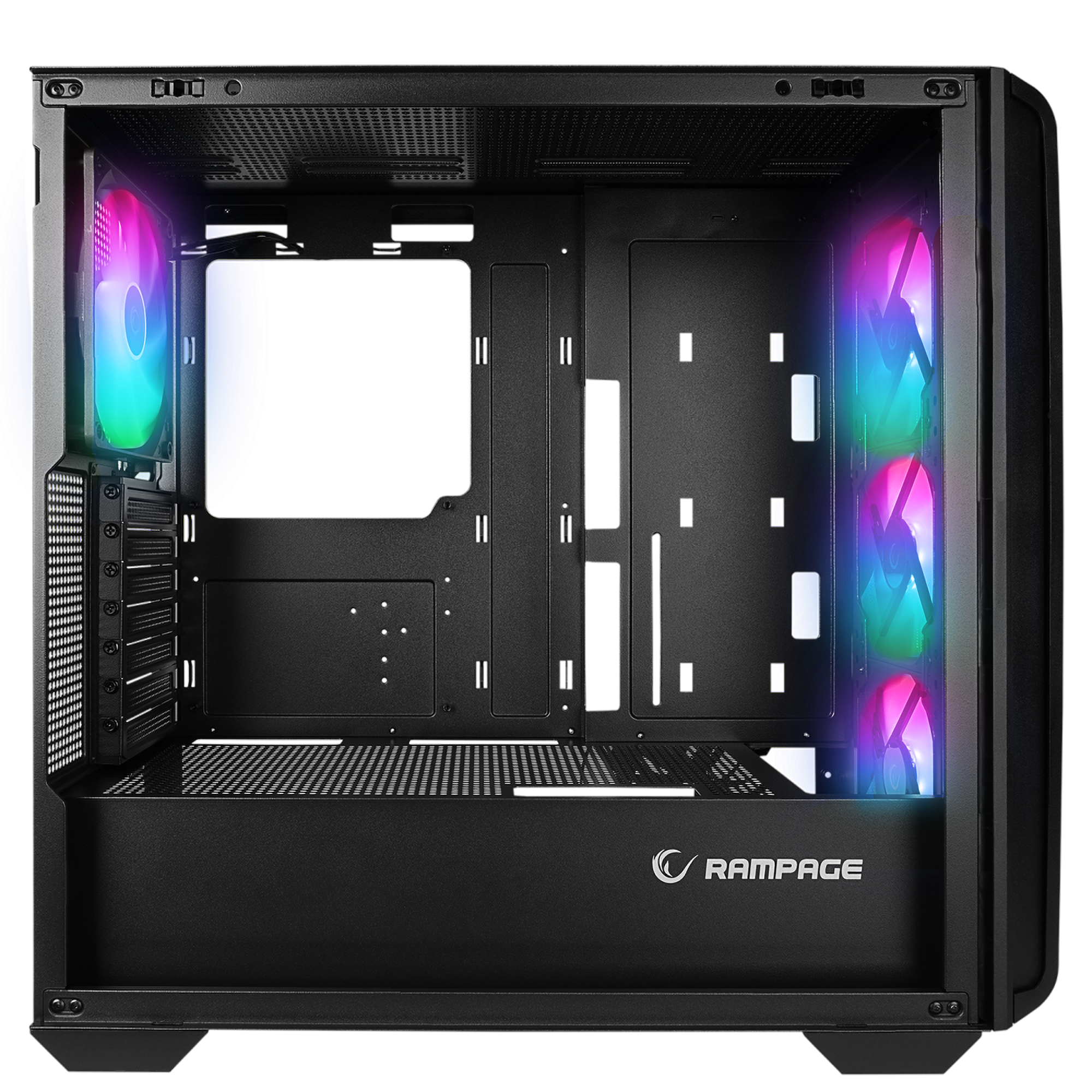 Mesh Atx Mid-T Oyuncu Kasası-Siyah