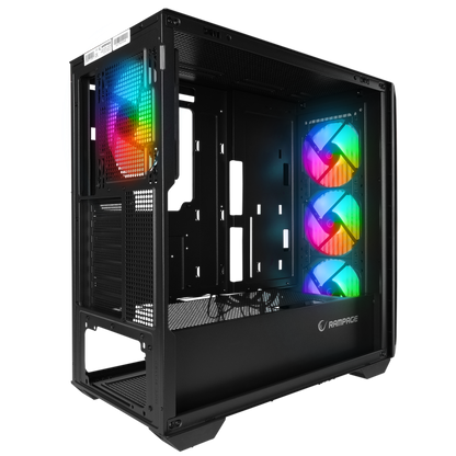Mesh Atx Mid-T Oyuncu Kasası-Siyah