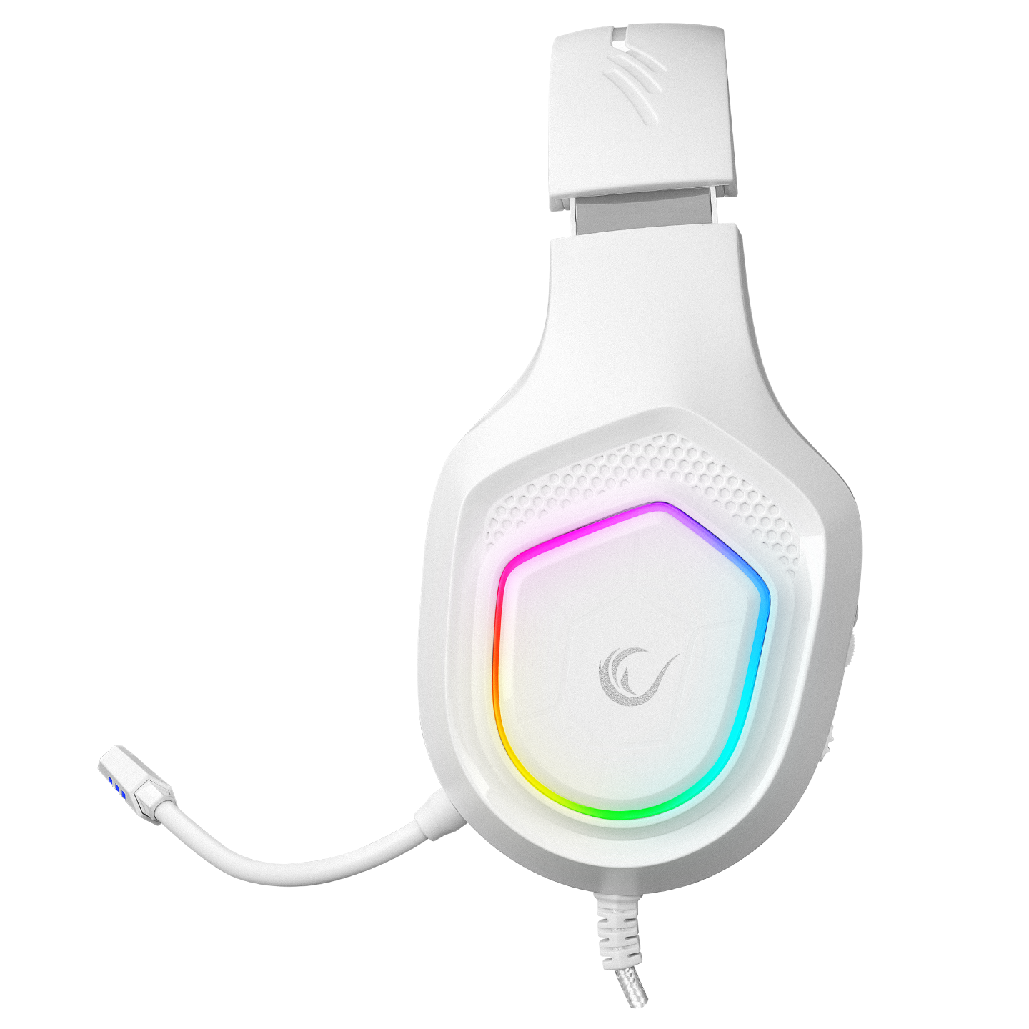 RM-K90 VECTOR Beyaz RGB Led Type-C Gaming Mikrofonlu Oyuncu Kulaklığı