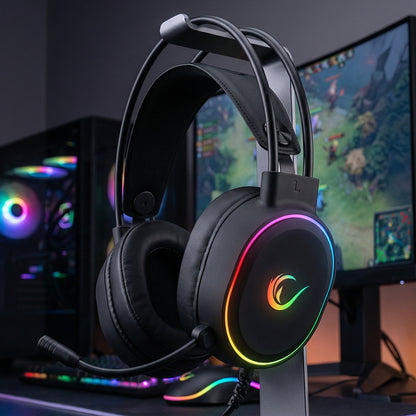 RGB 7.1 Oyuncu Kulaklığı-Siyah