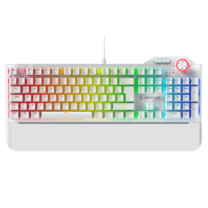 Red Switch Q Multimedia Oyuncu Klavyesi-Beyaz