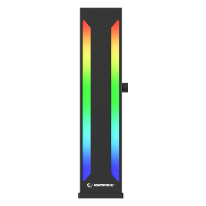 TRIM X10 Siyah Aluminyum ARGB Dikey VGA Ekran Kartı Tutucu - Rampage