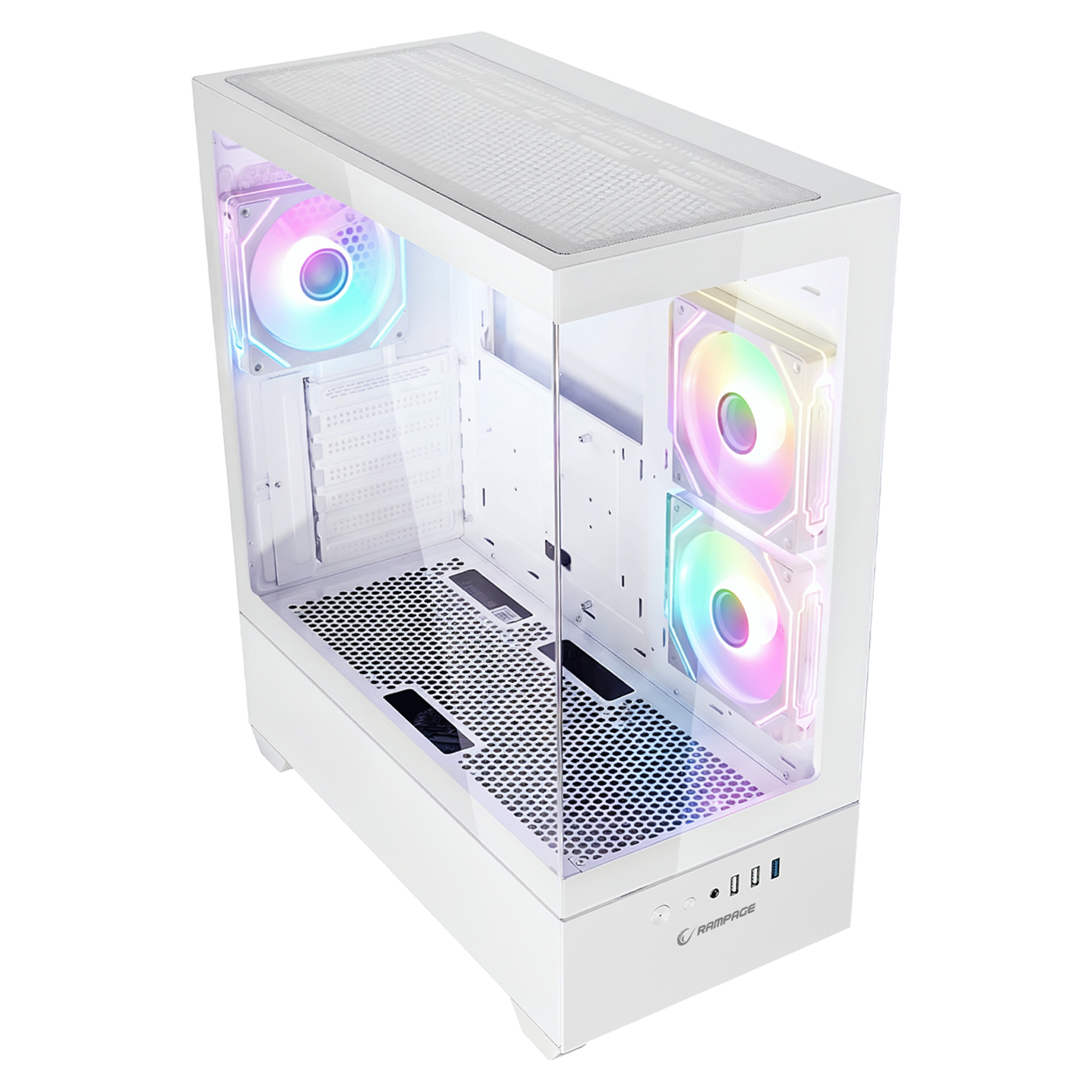750W 80 Plus Bronze Temperli Cam 3x12cm RGB Fan 1xUsb 3.0 2xUsb 2.0 Oyuncu Kasası