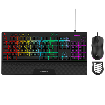 Eclipse RGB Gaming Keyboard Mouse Set-Black