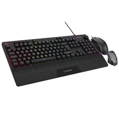 Eclipse RGB Gaming Keyboard Mouse Set-Black